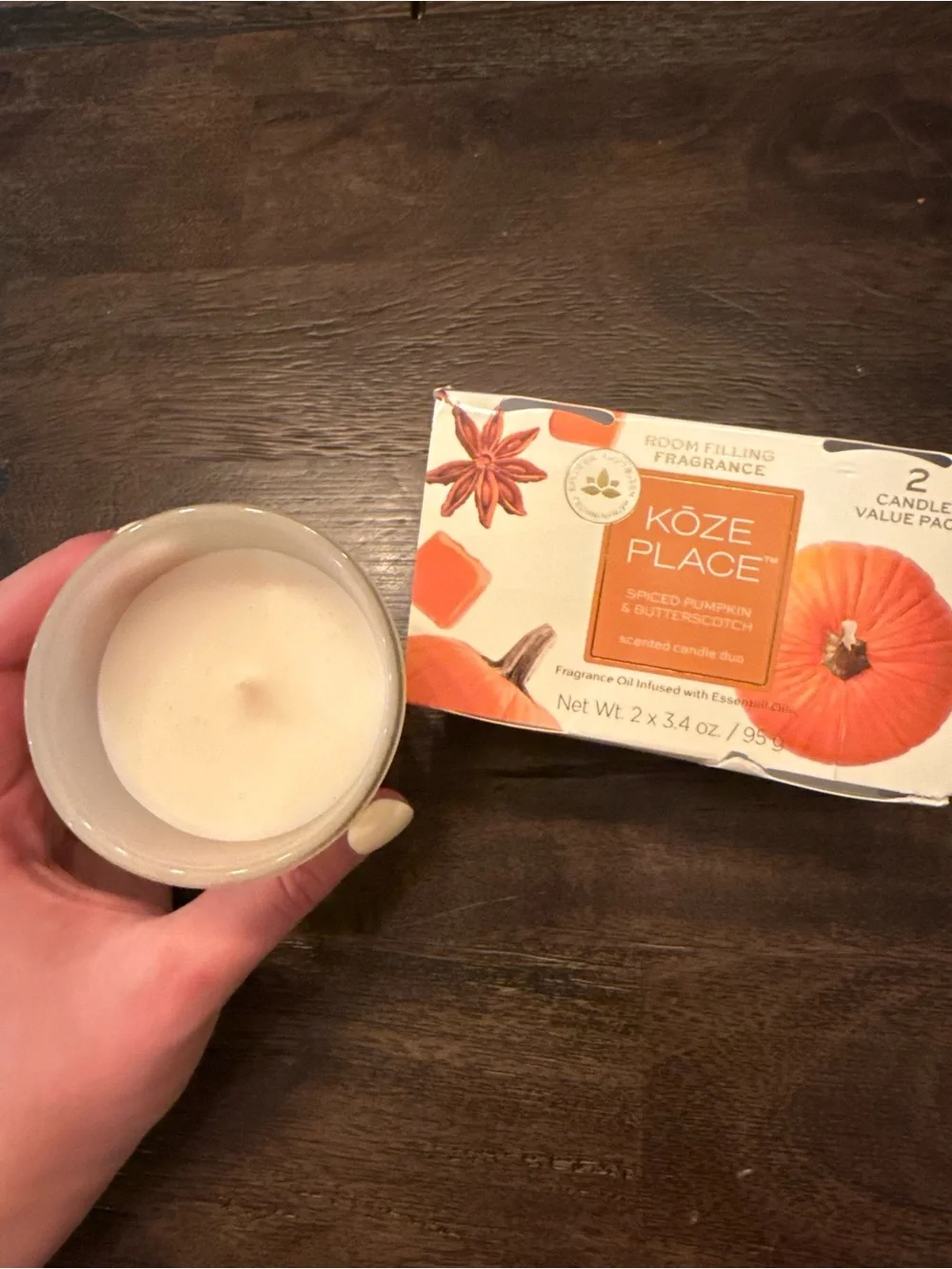 Fall candle set